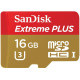 Картка пам'яті SanDisk 16 ГБ microSDHC C10 UHS-I U3 R95 МБ/с 4К Extreme Plus